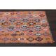 Vintage Turkish Oushak handmade wool cotton orange runner rug 71x202