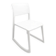 Vitra cafeteria chair - Stackable model, sled base