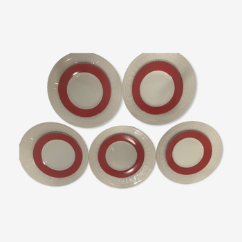 Flat and dessert plates