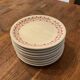 8 dessert plates. Pillivuyt france