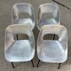 Suite de 4 chaises Tulipe par Pierre Guariche