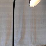 Lampadaire/liseuse articulée en métal noir, années 70/80