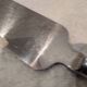 Silver-plated metal pie server, Christofle silversmith, Albi