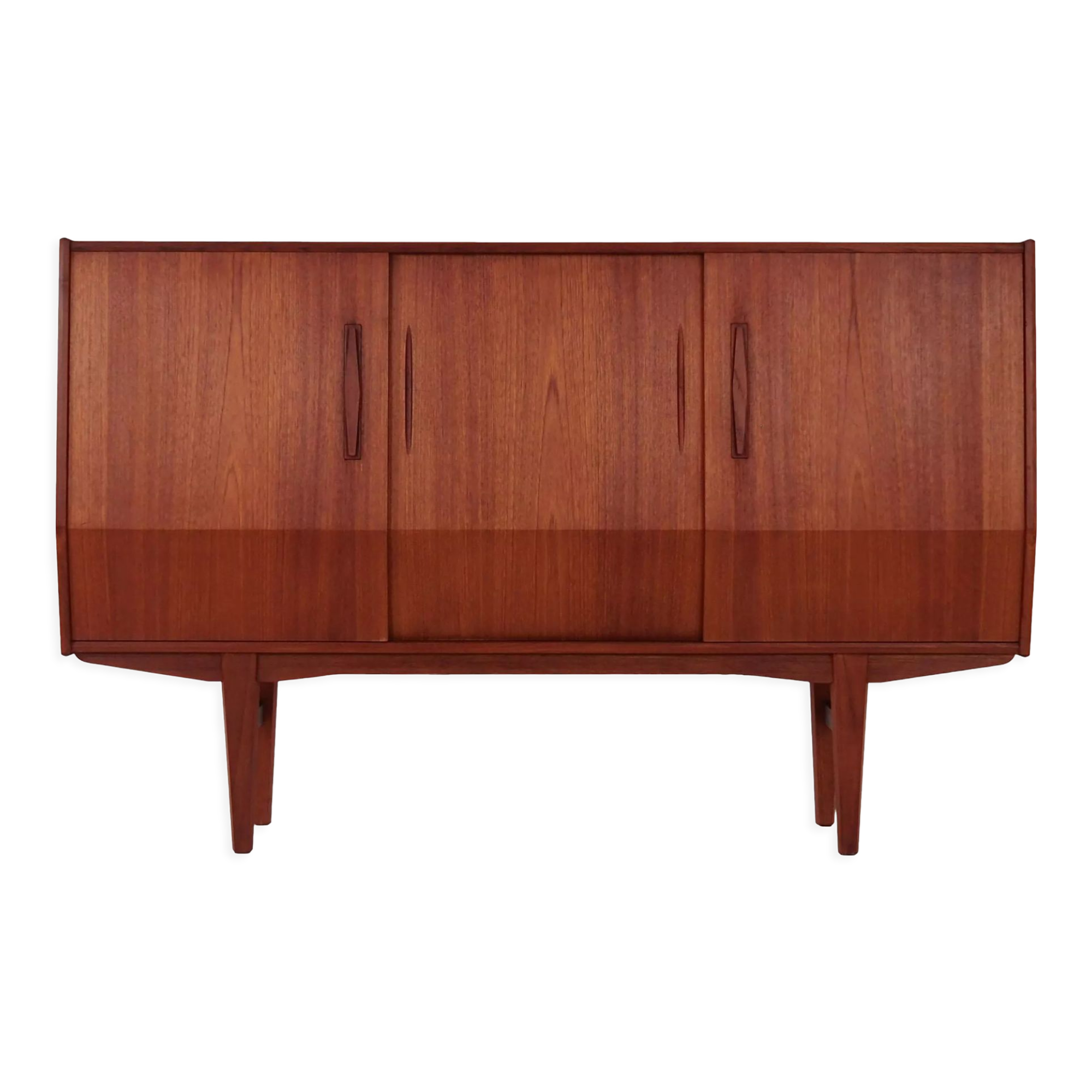 Teak highboard Danish design 1980s