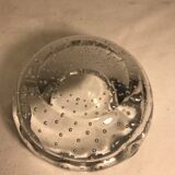 Old empty pocket in crystal