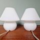 Pair of Murano glass mushroom lamps, 1970s-80s