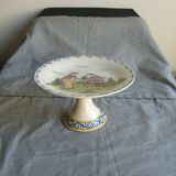 Coupe sur pied en faïence