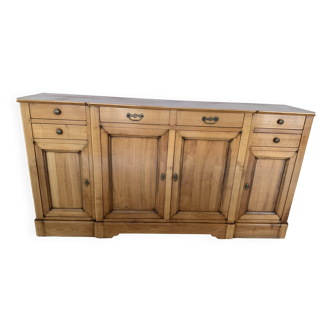 4-door sideboard in solid cherry wood - rené trotel