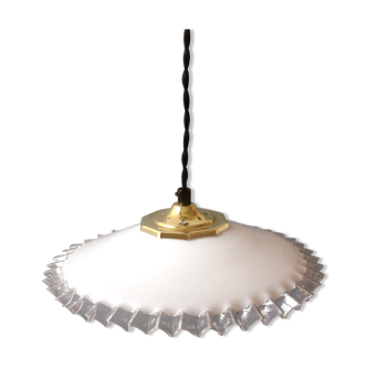Opaline hanging lamp