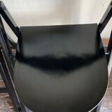 Pair of folding chairs Thonet 751 Bauhaus curved wood