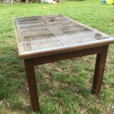 Ethnic table in cedar