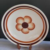 Hollow round dish Gien France