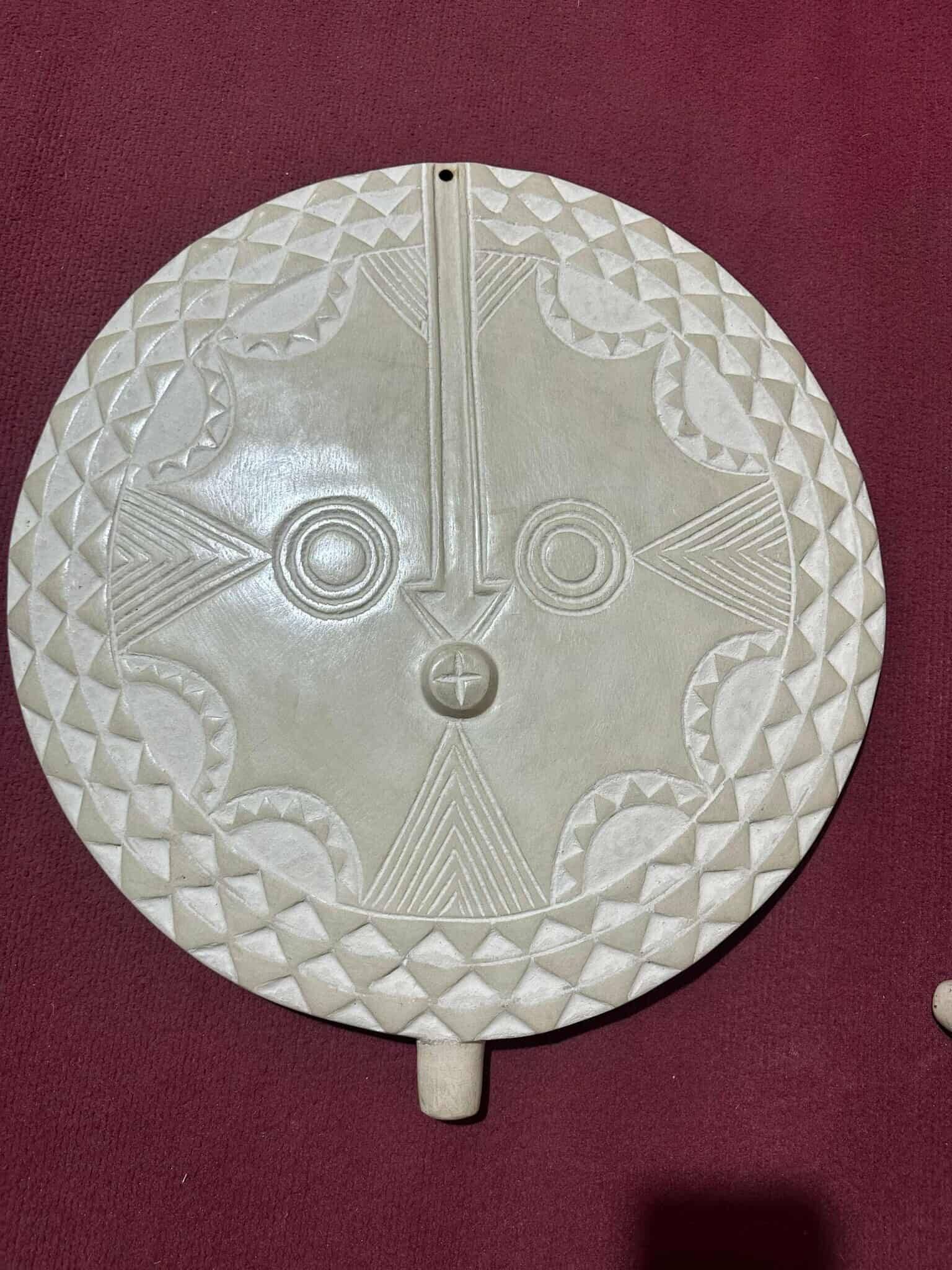 African Tribal Bwa Sun Mask / Bobo Sun Mask