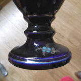 Vase bleu à anses