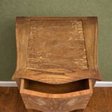 Antique marquetry bedside table / chest of drawers – Louis XV style