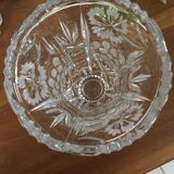 Vintage Bohemian crystal vase