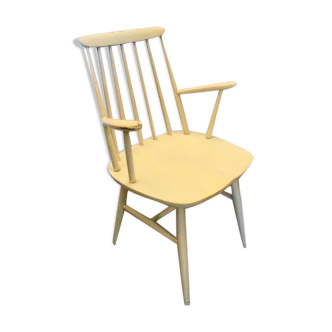 Fauteuil a barreaux scandinave des années 60