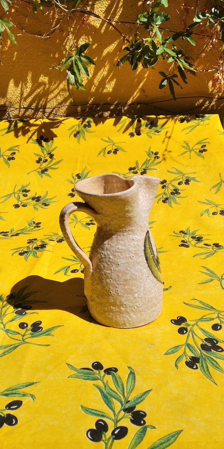 Sanguino Toledo Sangria Pitcher and Six Cylinder Glasses