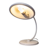 Vintage white metal Bauhaus style desk lamp