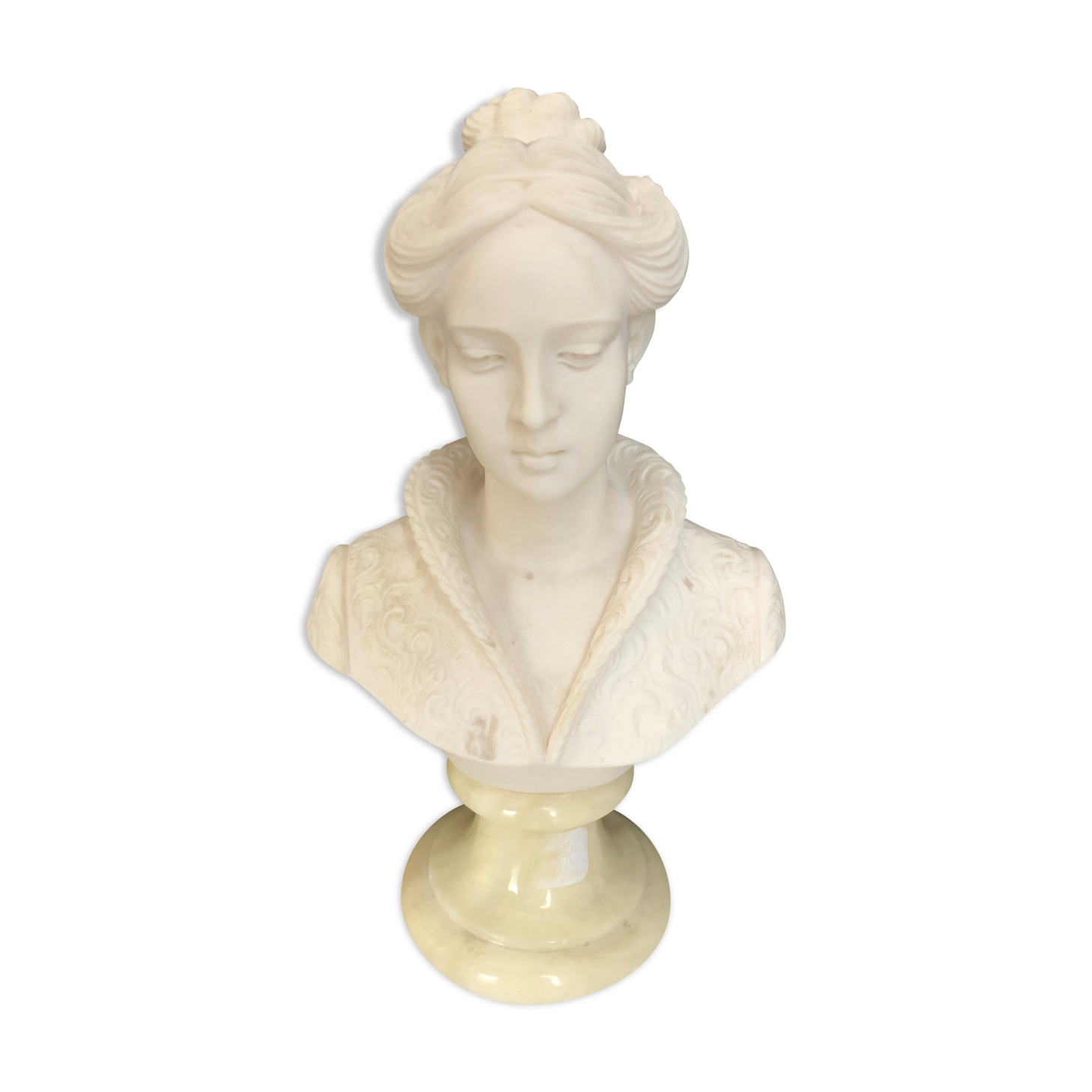 Alabaster bust