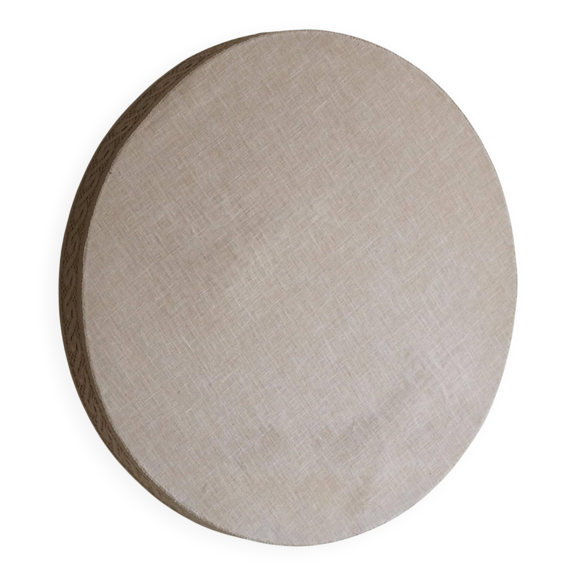Mid-century Scandinavian Swedish, Ceiling light / Wall sconce in linen, 1950s