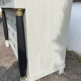 Antique Empire style chest of drawers with detached columns