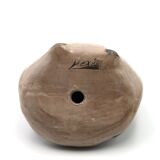 Mexican ceramic owl, sculpture from Mexico, 1970s.