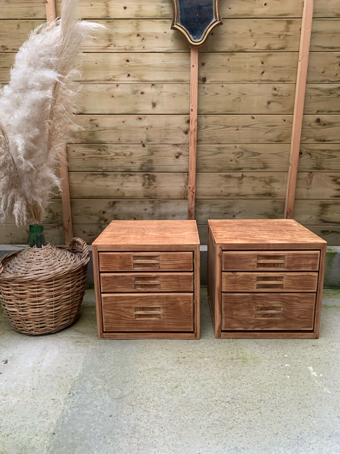 Vintage bedside tables
