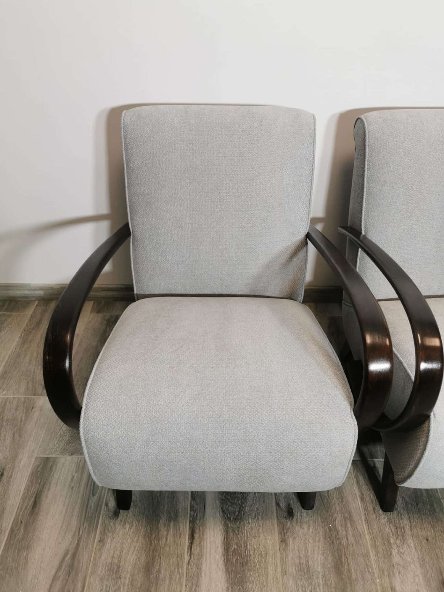 Fauteuils de Jindrich Halabala, années 1940, Set de 2