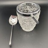 Ice bucket with handle and spoon