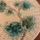 5 assiettes en barbotine majolica sarreguemines france