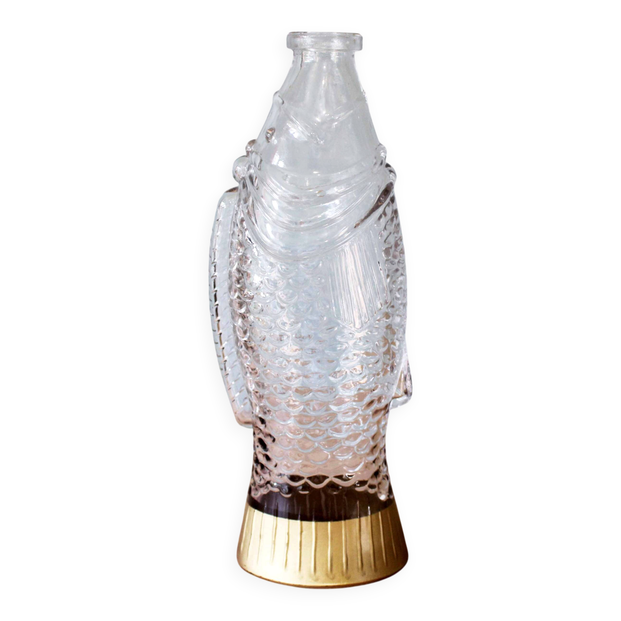 Vintage fish-shaped bottle