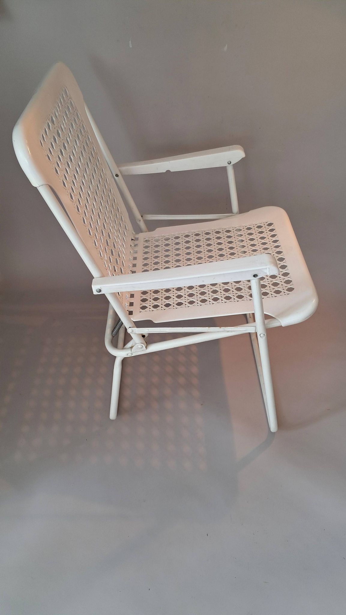Two folding chairs 1960 Grand Soleil & Luigi Plebani Vintage.