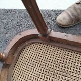 Banquette de piano 6 pieds cannee ancienne style louis xvi vintage