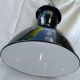 industrial luminaire ("bowl") large size enamelled sheet exceptional condition