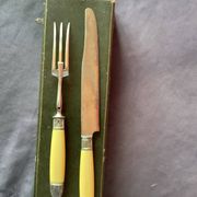 Serving cutlery for leg of lamb