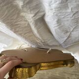Gilded wooden mirror
