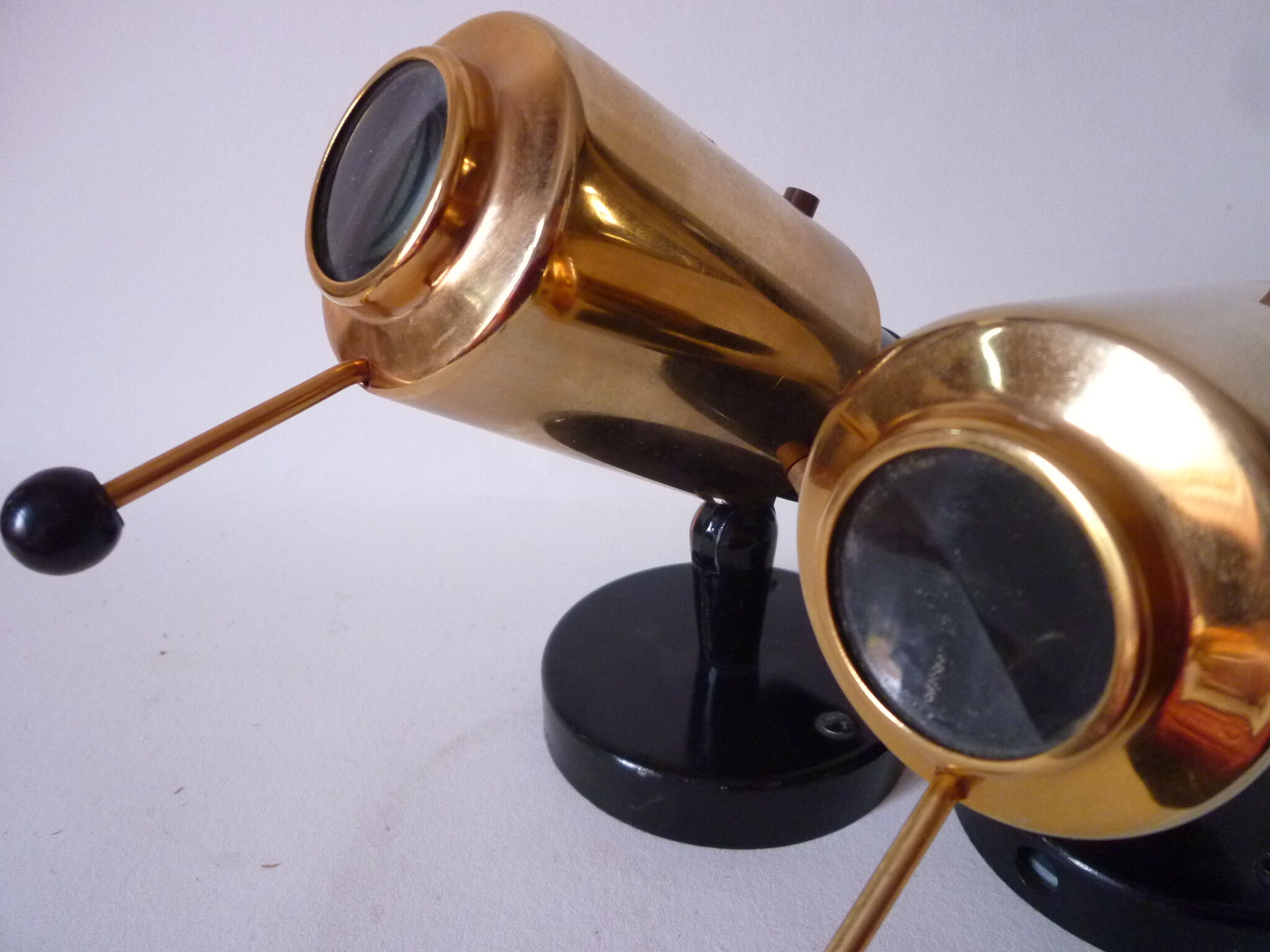 Pair of Zodiac sconces, C. Biny