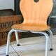 Chaise enfant bois et metal
