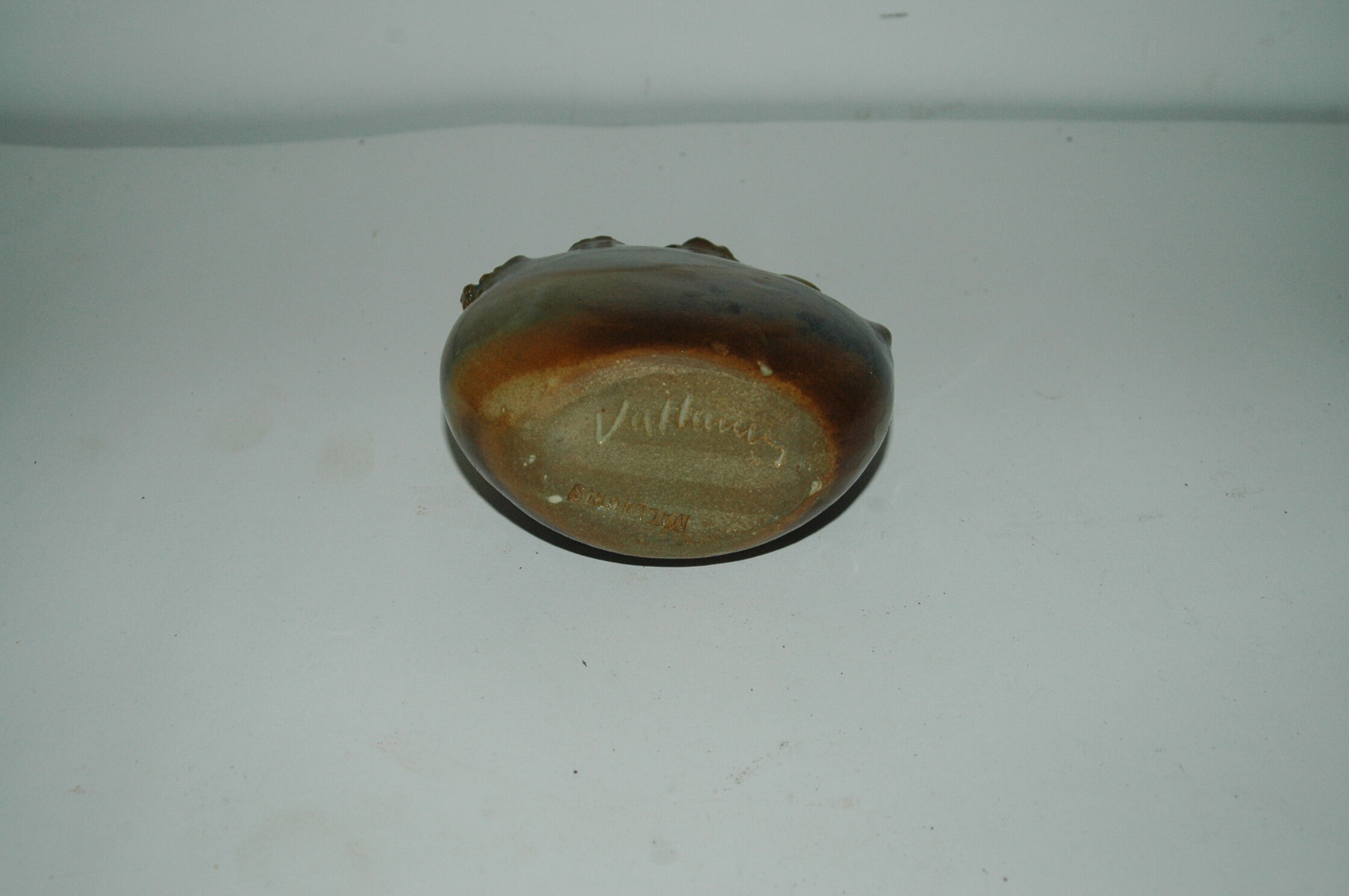 Fish-shaped zoomorphic ceramic vase Vallauris