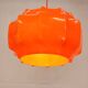Space age cocoon pendant lamp*** Ilka Plast Waldrode *** German design
