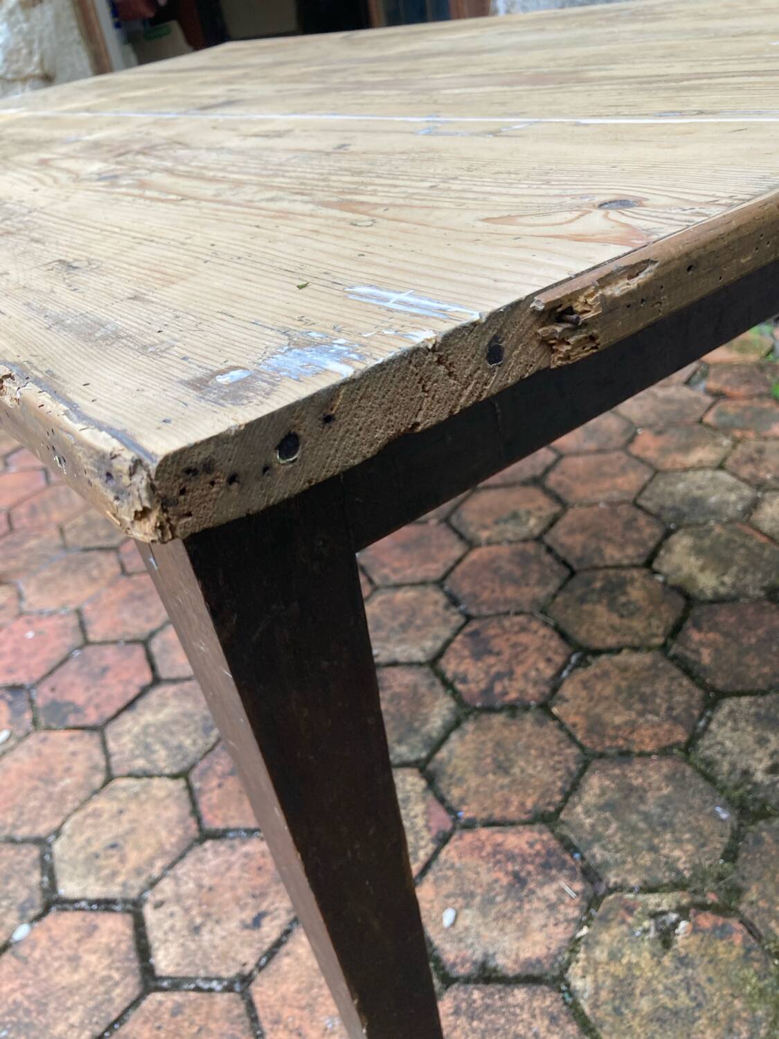 Vintage farmhouse table