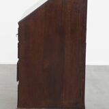 Antique English Oak Secretary / Chest of Drawers