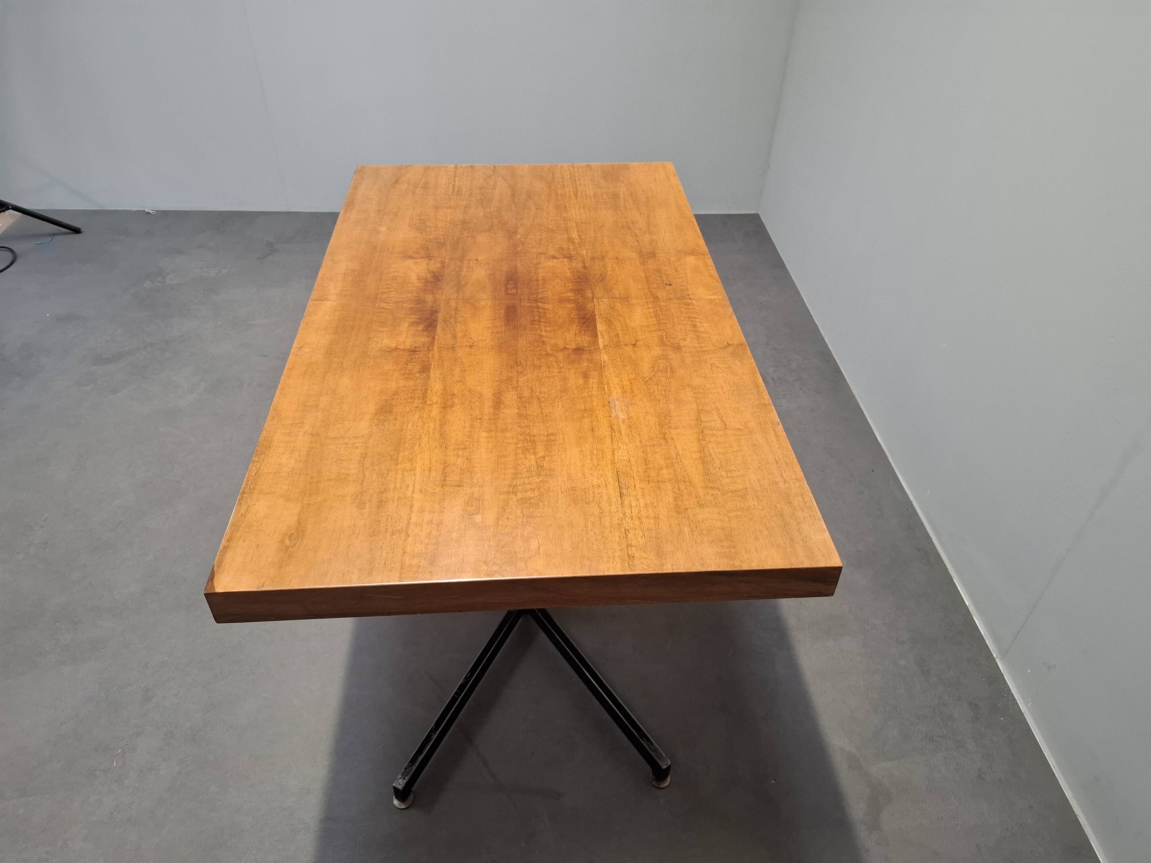 Height Adjustable Oak Table by ILSE Möbel, Germany, 1970s, Mid-Century