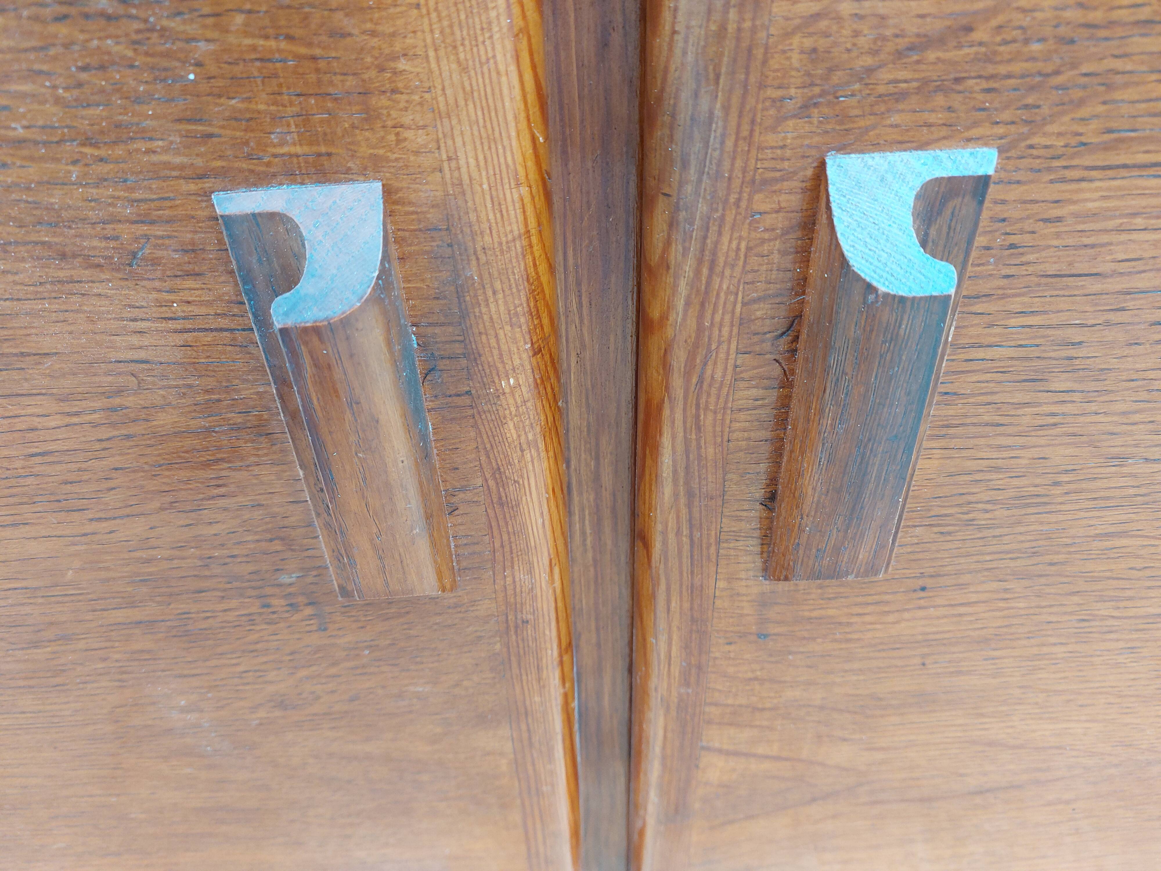 Vintage wooden handle buffet