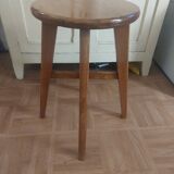 Natural wooden stool around year 60-70