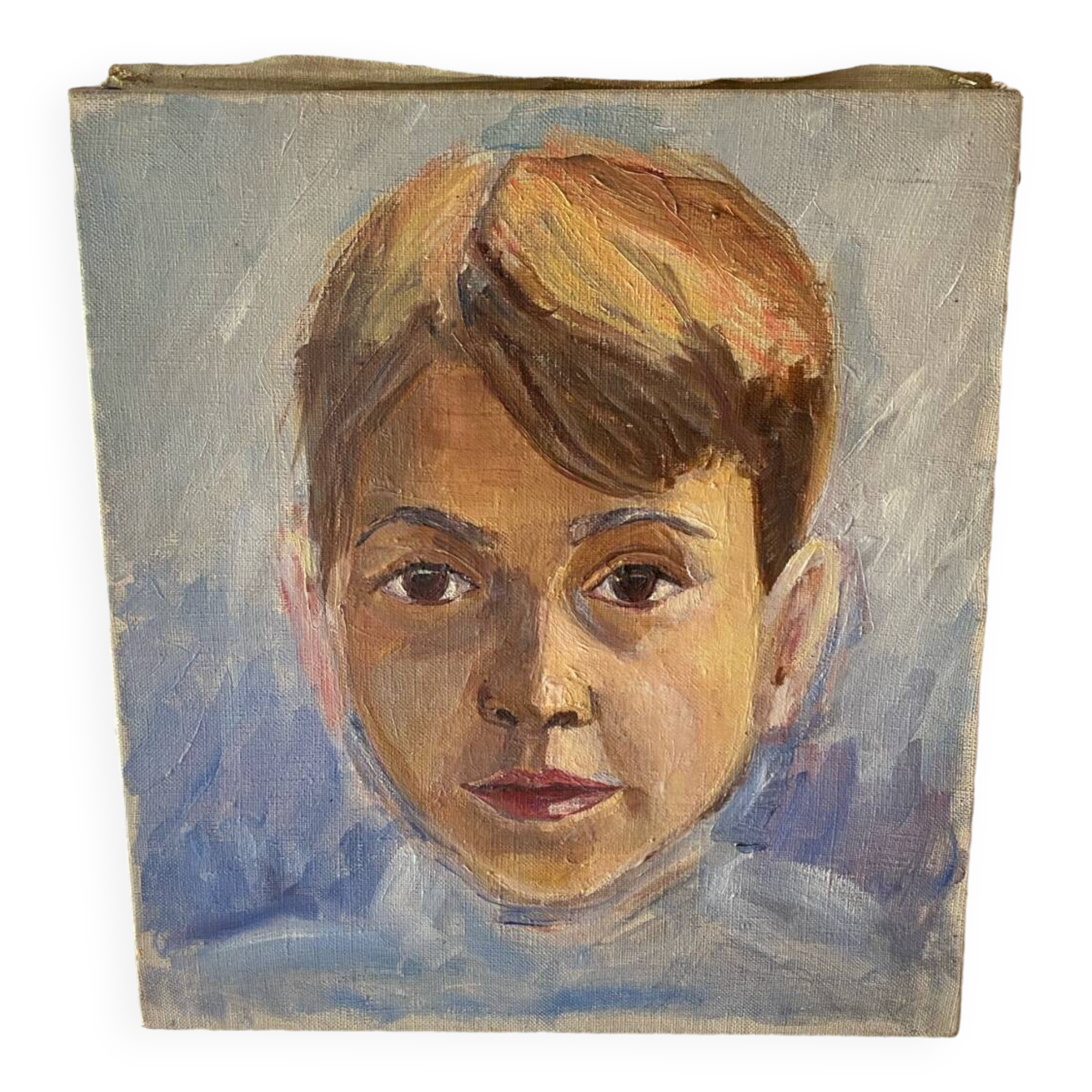 Old oil portrait