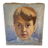 Old oil portrait