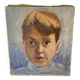 Old oil portrait