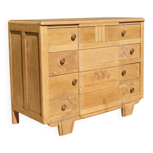 Commode en bois massif - unique